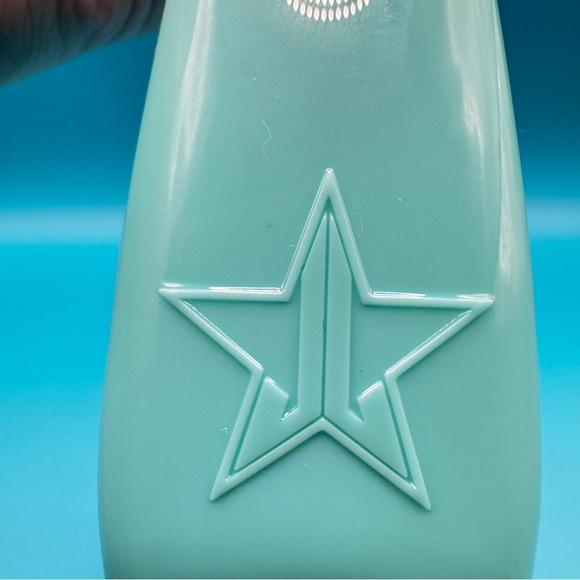 Jeffree Star Cosmetics Teal Breakfast At Tiffanys Star Hand Held Mirror NIB - Picture 2 of 9